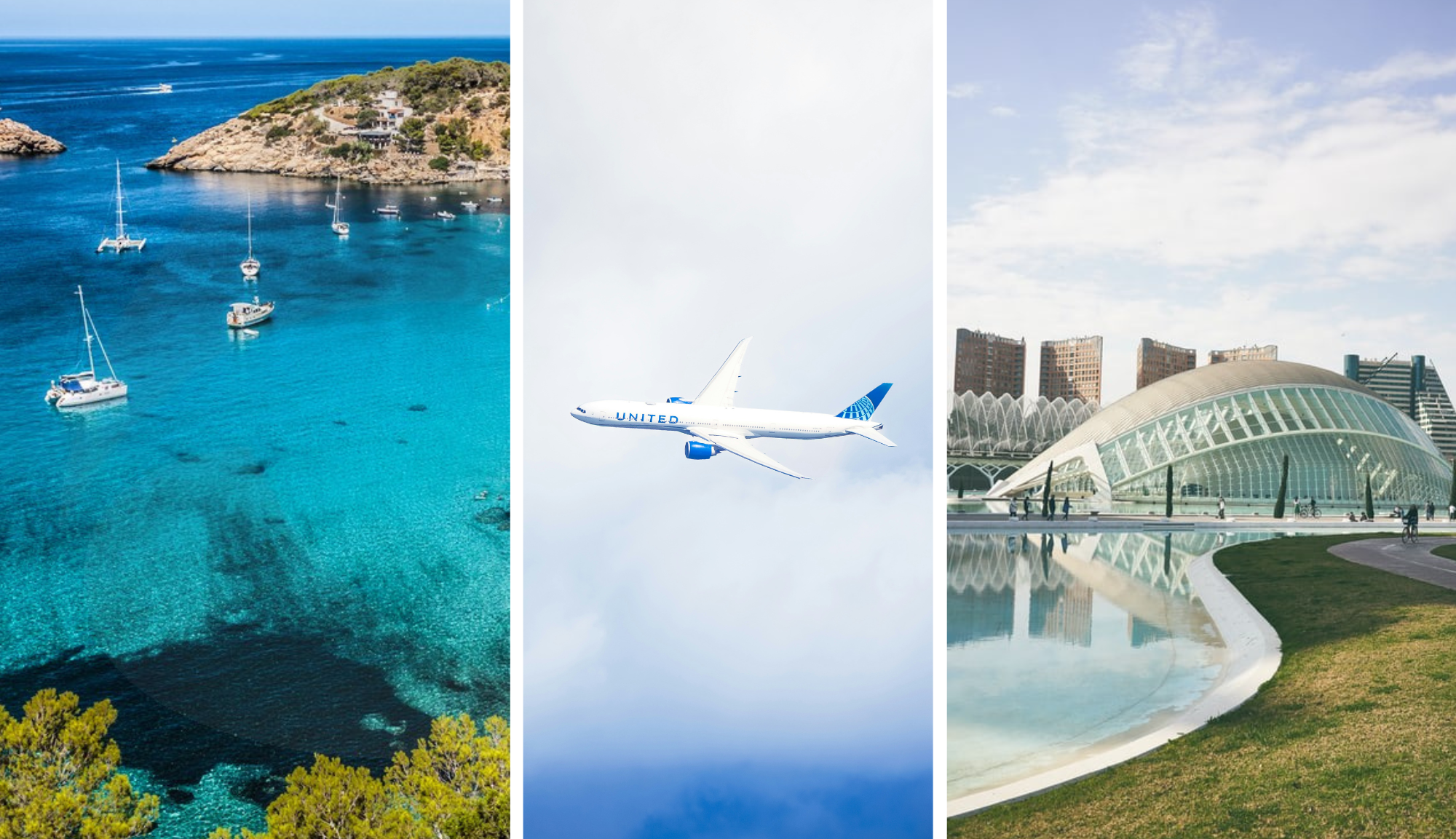 Direct flights New York Ibiza Valencia